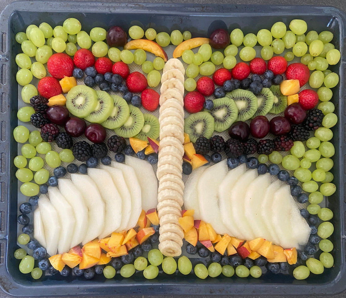 Obst-Schmetterling für Kindergeburtstag